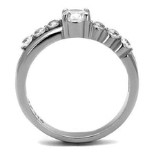 Load image into Gallery viewer, Wedding Rings for Women Engagement Cubic Zirconia Promise Ring Set for Her in Silver Tone Santo Domingo - Jewelry Store by Erik Rayo
