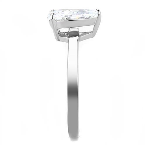 Wedding Rings for Women Engagement Cubic Zirconia Promise Ring Set for Her in Silver Tone Teramo - Jewelry Store by Erik Rayo