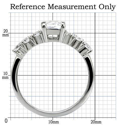 Wedding Rings for Women Engagement Cubic Zirconia Promise Ring Set for Her in Silver Tone TK002 - Jewelry Store by Erik Rayo