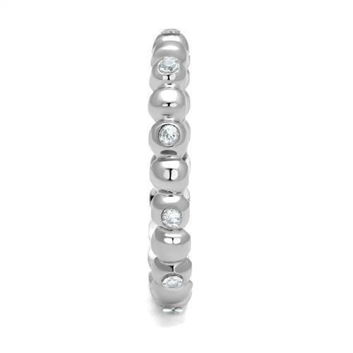 Wedding Rings for Women Engagement Cubic Zirconia Promise Ring Set for Her in Silver Tone UFA - Jewelry Store by Erik Rayo