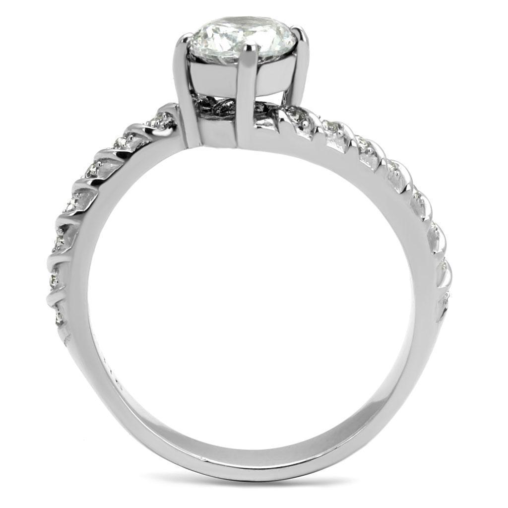 Wedding Rings for Women Engagement Cubic Zirconia Promise Ring Set for Her in Silver Tone Vadodara - Jewelry Store by Erik Rayo