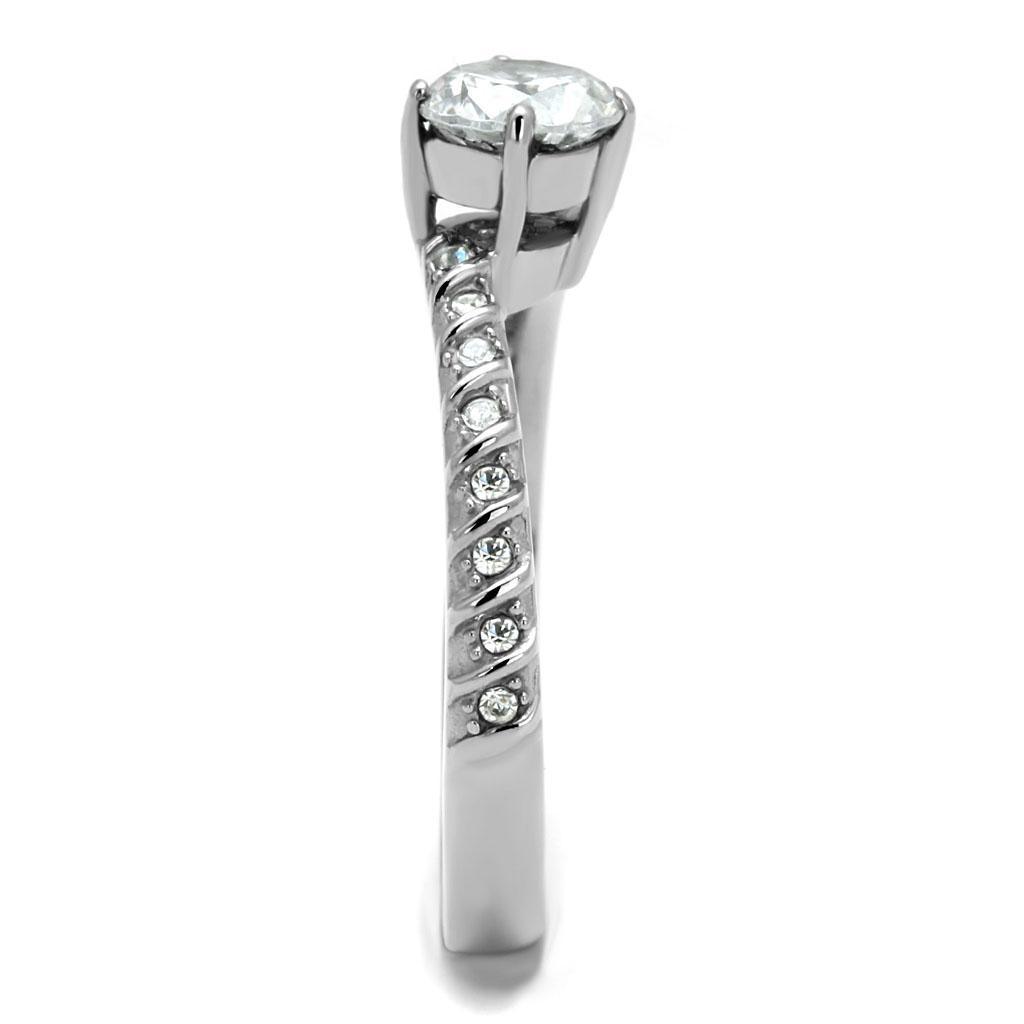 Wedding Rings for Women Engagement Cubic Zirconia Promise Ring Set for Her in Silver Tone Vadodara - Jewelry Store by Erik Rayo