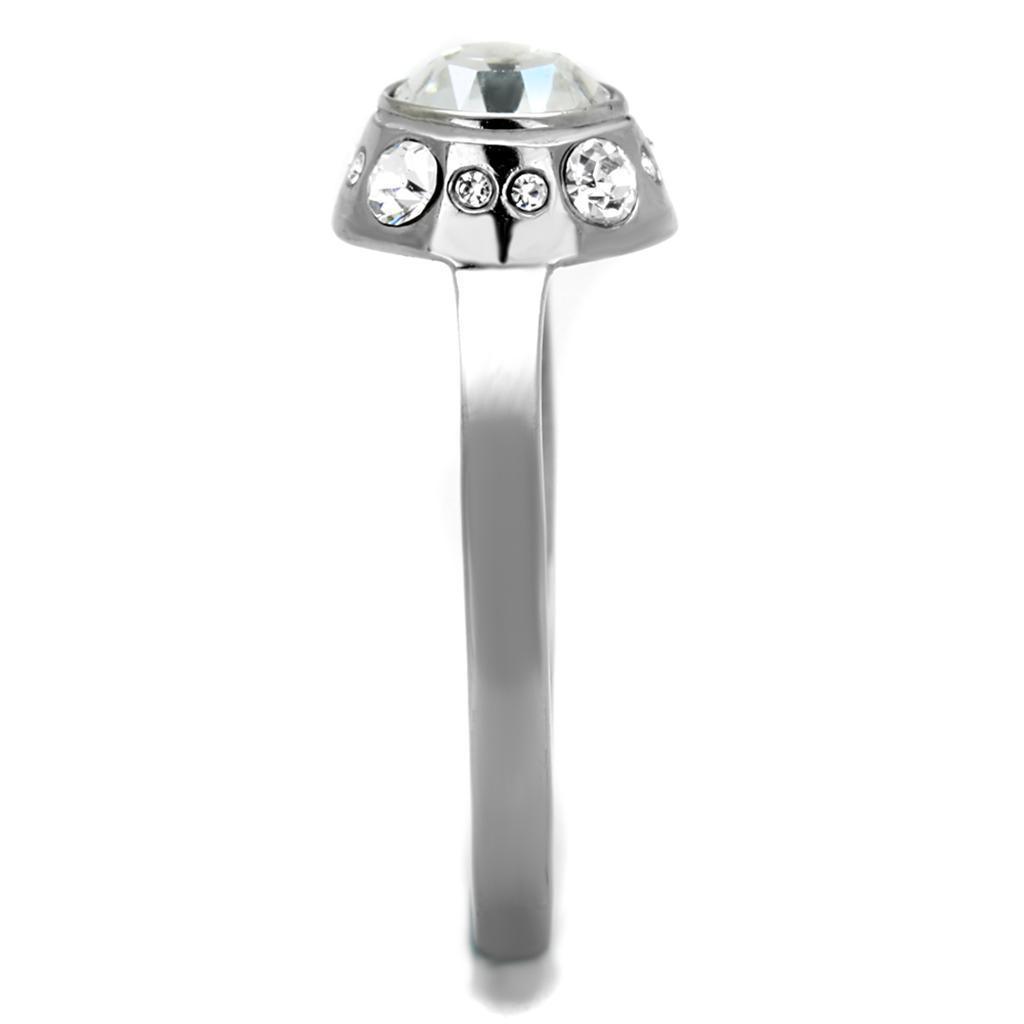 Wedding Rings for Women Engagement Cubic Zirconia Promise Ring Set for Her in Silver Tone with Top Grade Crystal Caserta - Jewelry Store by Erik Rayo
