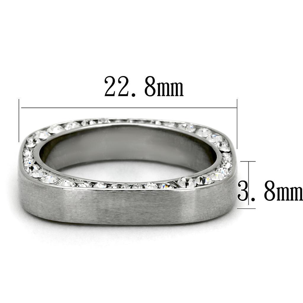 Wedding Rings for Women Engagement Cubic Zirconia Promise Ring Set for Her in Silver Tone with Top Grade Crystal Ercolano - Jewelry Store by Erik Rayo