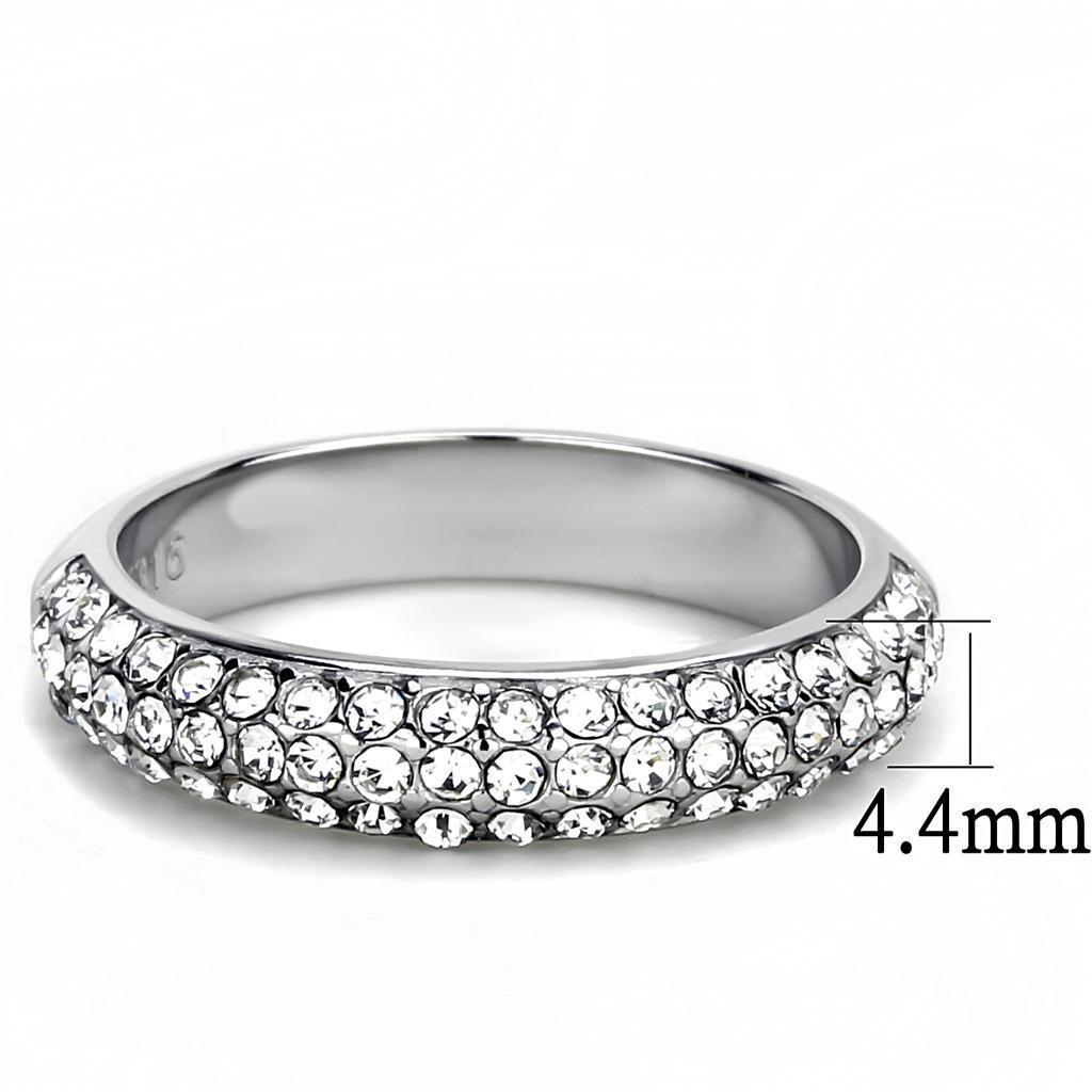 Wedding Rings for Women Engagement Cubic Zirconia Promise Ring Set for Her in Silver Tone with Top Grade Crystal Forli - Jewelry Store by Erik Rayo