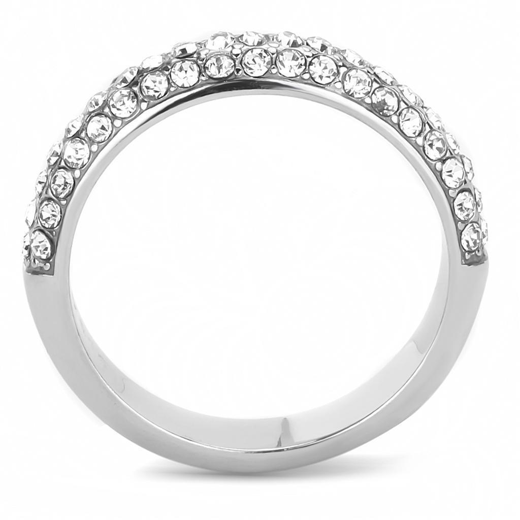 Wedding Rings for Women Engagement Cubic Zirconia Promise Ring Set for Her in Silver Tone with Top Grade Crystal Forli - Jewelry Store by Erik Rayo