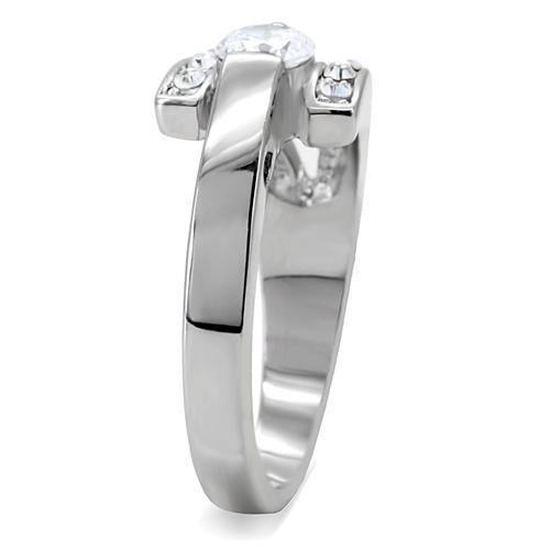 Wedding Rings for Women Engagement Cubic Zirconia Promise Ring Set for Her in Silver Tone Yangon - Jewelry Store by Erik Rayo