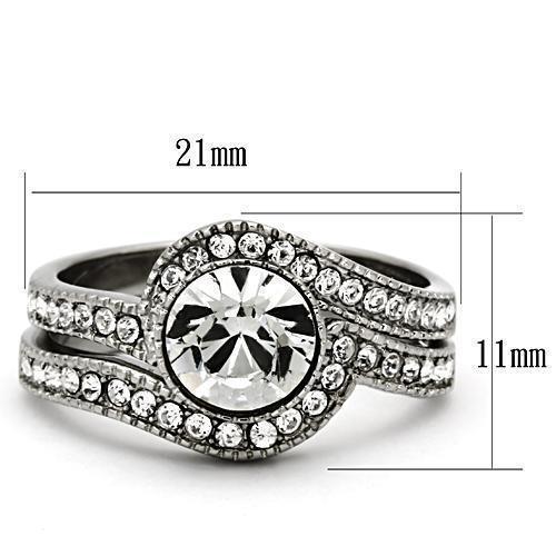 Wedding Rings for Women Engagement Cubic Zirconia Promise Ring Set for Her TK1155 - Jewelry Store by Erik Rayo
