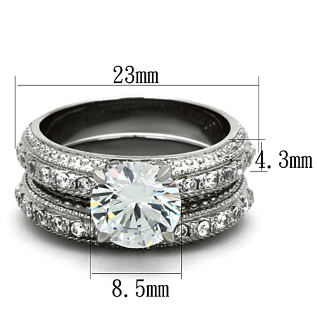 Wedding Rings for Women Engagement Cubic Zirconia Promise Ring Set for Her TK1228 - Jewelry Store by Erik Rayo
