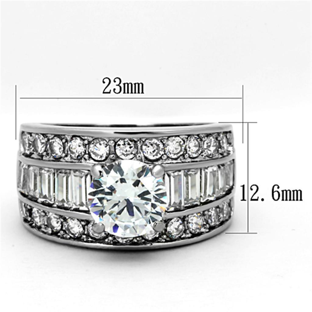 Wedding Rings for Women Engagement Cubic Zirconia Promise Ring Set for Her TK1232 - Jewelry Store by Erik Rayo