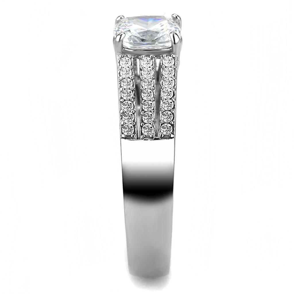 Wedding Rings for Women Engagement Cubic Zirconia Promise Ring Set for Her with Cubic in Clear DA020 - Jewelry Store by Erik Rayo
