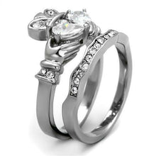 Load image into Gallery viewer, Women&#39;s Irish Heart Engagement Ring Band Set Anillo Para Mujer - Jewelry Store by Erik Rayo
