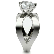 Load image into Gallery viewer, Women&#39;s Stainless Steel Heart Solitaire CZ Dual Band Promise Engagement Ring - Jewelry Store by Erik Rayo
