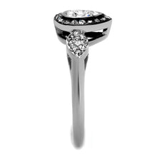 Load image into Gallery viewer, Womens Black Ring Anillo Para Mujer Stainless Steel Ring with Top Grade Crystal in Black Diamond Judith - Jewelry Store by Erik Rayo
