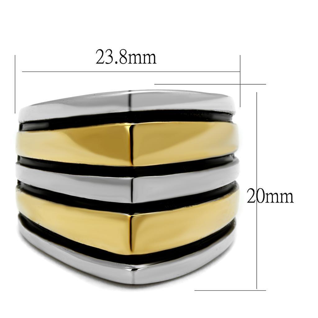 Womens Black Ring Anillo Para Mujer 316L Stainless Steel Ring with Epoxy in Jet Madeline - Jewelry Store by Erik Rayo