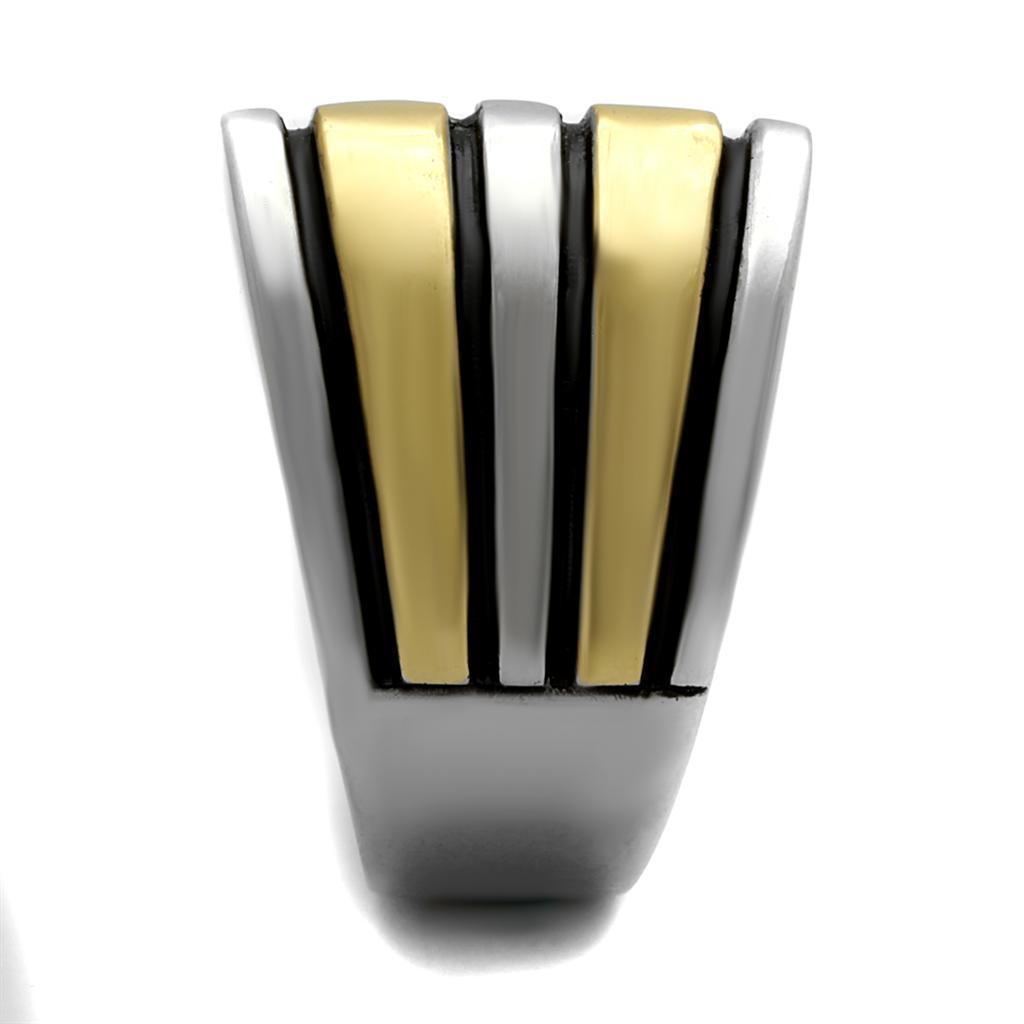 Womens Black Ring Anillo Para Mujer 316L Stainless Steel Ring with Epoxy in Jet Madeline - Jewelry Store by Erik Rayo