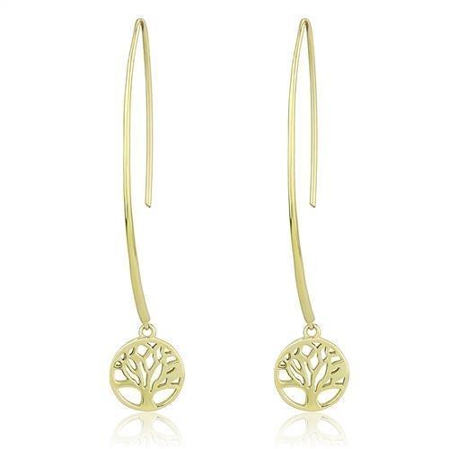 Womens Earrings Gold Stainless Steel with No Stone - Jewelry Store by Erik Rayo