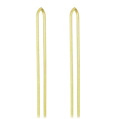 Womens Earrings Gold Stainless Steel with No Stone - Jewelry Store by Erik Rayo