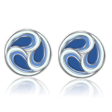 Womens Earrings High Polished Silver (No Plating) Stainless Steel with No Stone - Jewelry Store by Erik Rayo