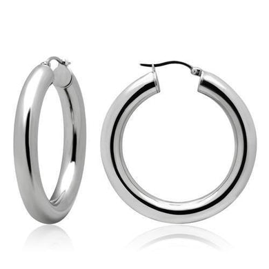 Womens Earrings High Polished Silver (No Plating) Stainless Steel with No Stone - Jewelry Store by Erik Rayo