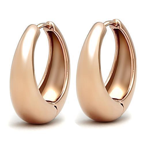 Womens Earrings Rose Gold Stainless Steel with No Stone - Jewelry Store by Erik Rayo