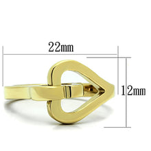 Load image into Gallery viewer, Womens Gold Ring 316L Stainless Steel Anillo Color Oro Para Mujer Ninas Acero Inoxidable Ephrath - Jewelry Store by Erik Rayo
