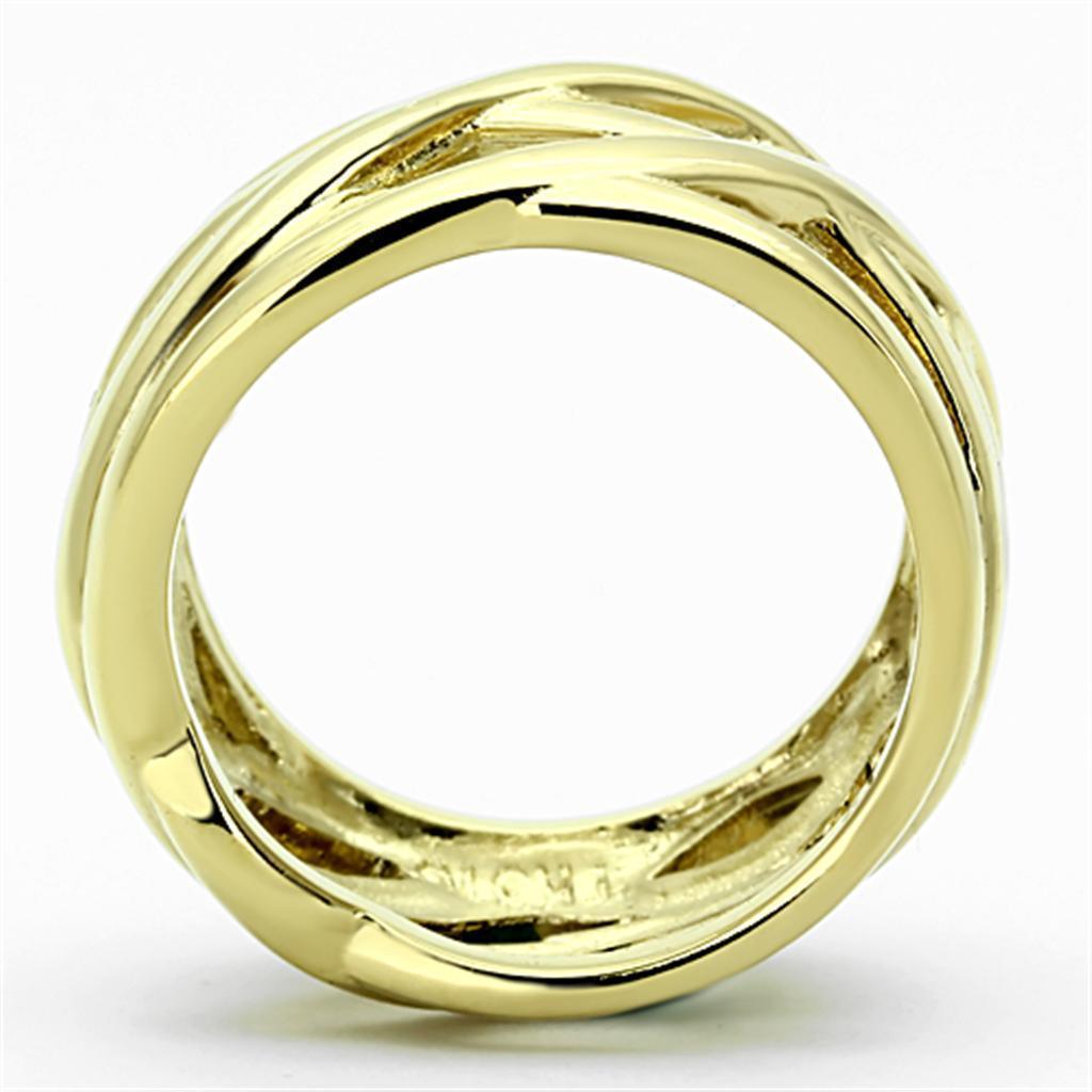 Womens Gold Ring 316L Stainless Steel Anillo Color Oro Para Mujer Ninas Acero Inoxidable Keturah - Jewelry Store by Erik Rayo