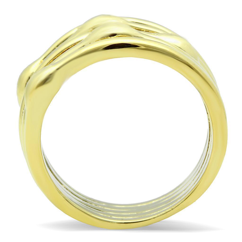 Womens Gold Ring 316L Stainless Steel Anillo Color Oro Para Mujer Ninas Acero Inoxidable Mercy - Jewelry Store by Erik Rayo