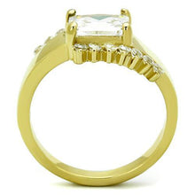 Load image into Gallery viewer, Gold Rings for Women Stainless Steel Anillo Color Oro Para Mujer Ninas Acero Inoxidable with AAA Grade CZ in Clear Judith - Jewelry Store by Erik Rayo
