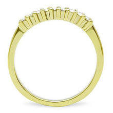 Load image into Gallery viewer, Gold Rings for Women Stainless Steel Anillo Color Oro Para Mujer Ninas Acero Inoxidable with Top Grade Crystal in Clear Deina - Jewelry Store by Erik Rayo
