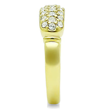 Load image into Gallery viewer, Gold Rings for Women Stainless Steel Anillo Color Oro Para Mujer Ninas Acero Inoxidable with Top Grade Crystal in Clear Diana - Jewelry Store by Erik Rayo
