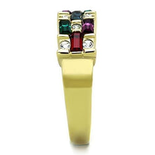 Load image into Gallery viewer, Gold Rings for Women Stainless Steel Anillo Color Oro Para Mujer Ninas Acero Inoxidable with Top Grade Crystal in Multi Color Abigail - Jewelry Store by Erik Rayo
