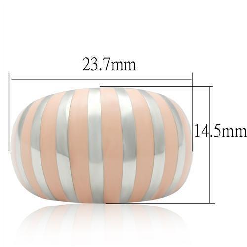Womens Gold Rings High polished (no plating) 316L Stainless Steel Ring with No Stone TK223 - Jewelry Store by Erik Rayo