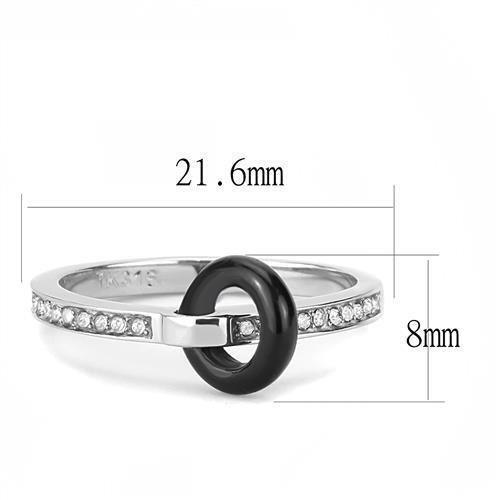 Womens Ring Anillo Para Mujer 316L Stainless Steel Ring with Top Grade Crystal Carpi - Jewelry Store by Erik Rayo