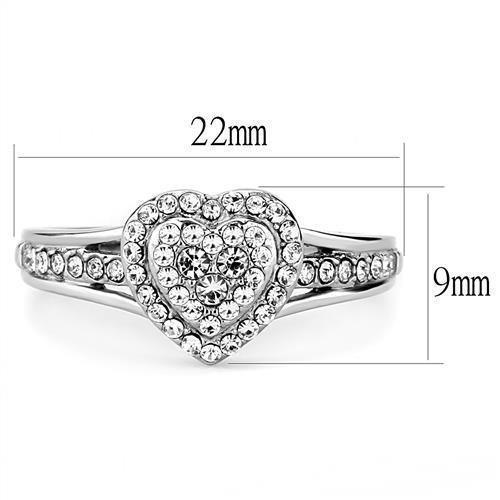 Womens Ring Anillo Para Mujer 316L Stainless Steel Ring with Top Grade Crystal Cesana - Jewelry Store by Erik Rayo