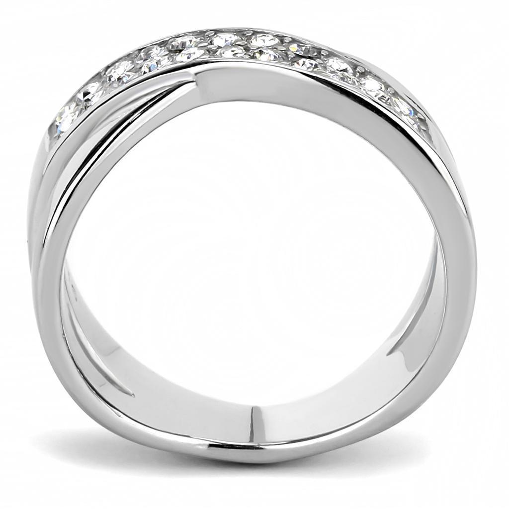 Womens Ring Anillo Para Mujer 316L Stainless Steel Ring with Top Grade Crystal Ferrara - Jewelry Store by Erik Rayo
