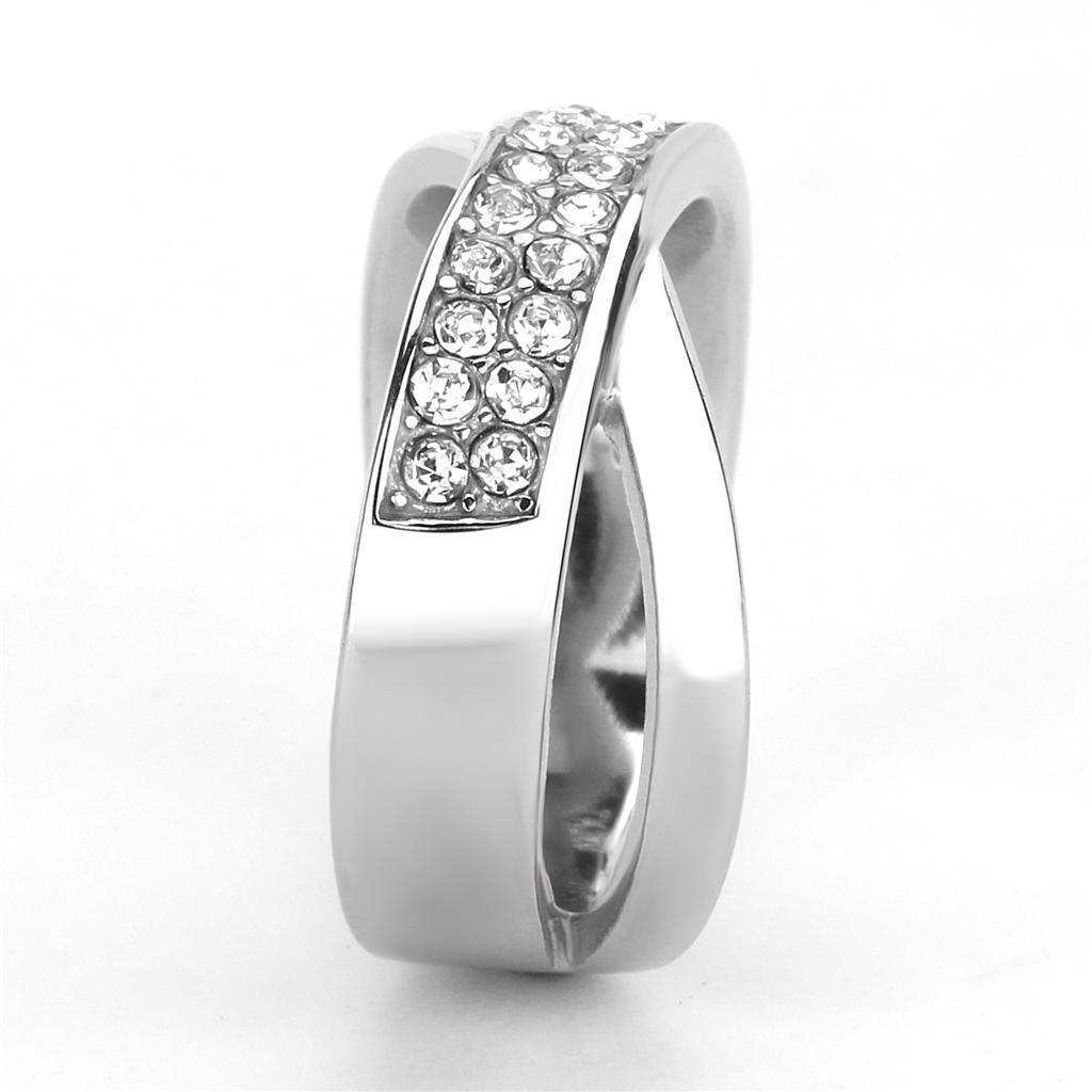 Womens Ring Anillo Para Mujer 316L Stainless Steel Ring with Top Grade Crystal Ferrara - Jewelry Store by Erik Rayo
