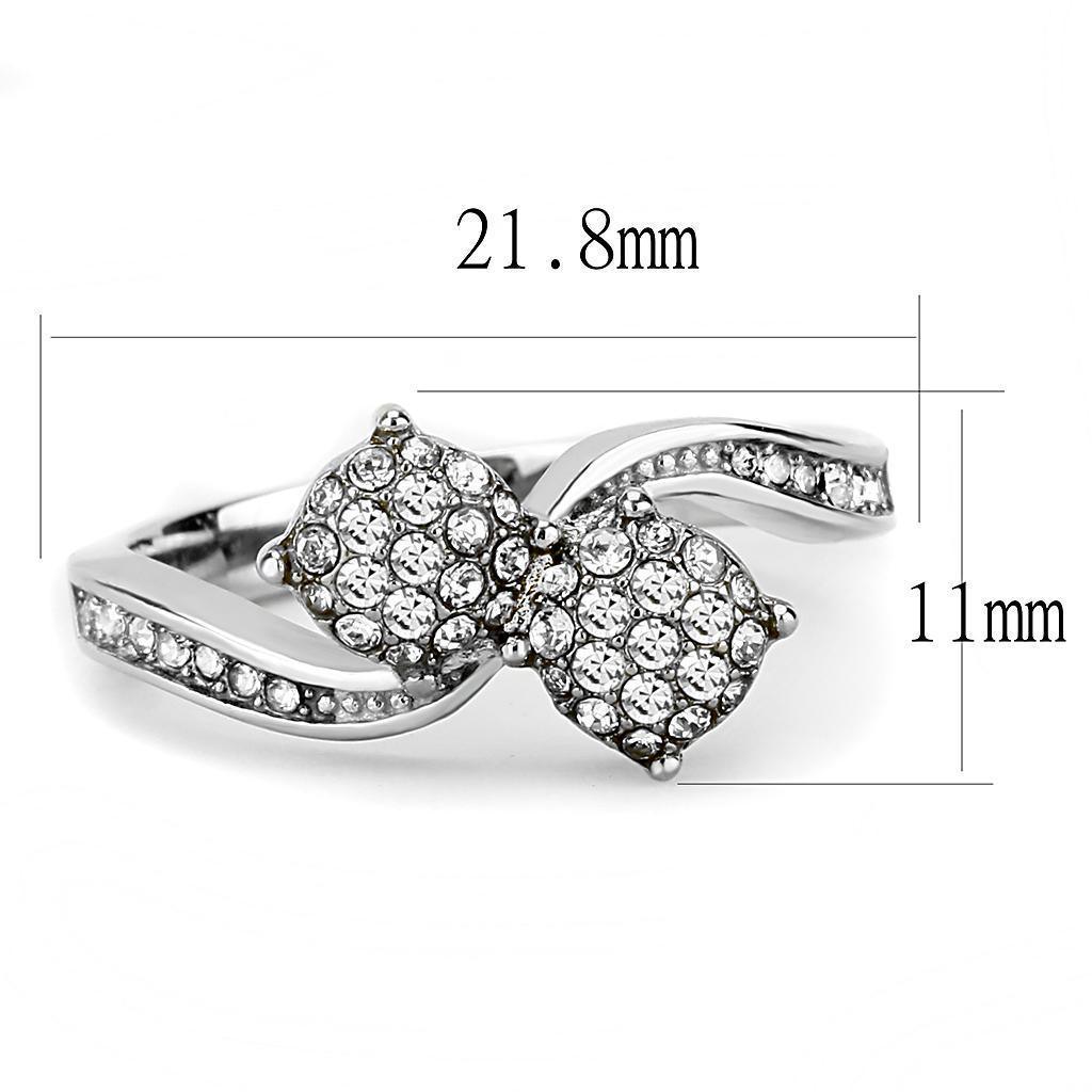Womens Ring Anillo Para Mujer 316L Stainless Steel Ring with Top Grade Crystal Fidenza - Jewelry Store by Erik Rayo