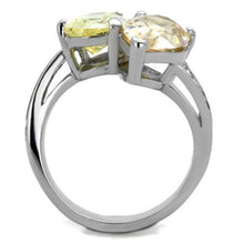 Load image into Gallery viewer, Womens Ring Anillo Para Mujer Stainless Steel Ring with AAA Grade CZ in Multi Color - Jewelry Store by Erik Rayo
