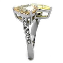 Load image into Gallery viewer, Womens Ring Anillo Para Mujer Stainless Steel Ring with AAA Grade CZ in Multi Color - Jewelry Store by Erik Rayo
