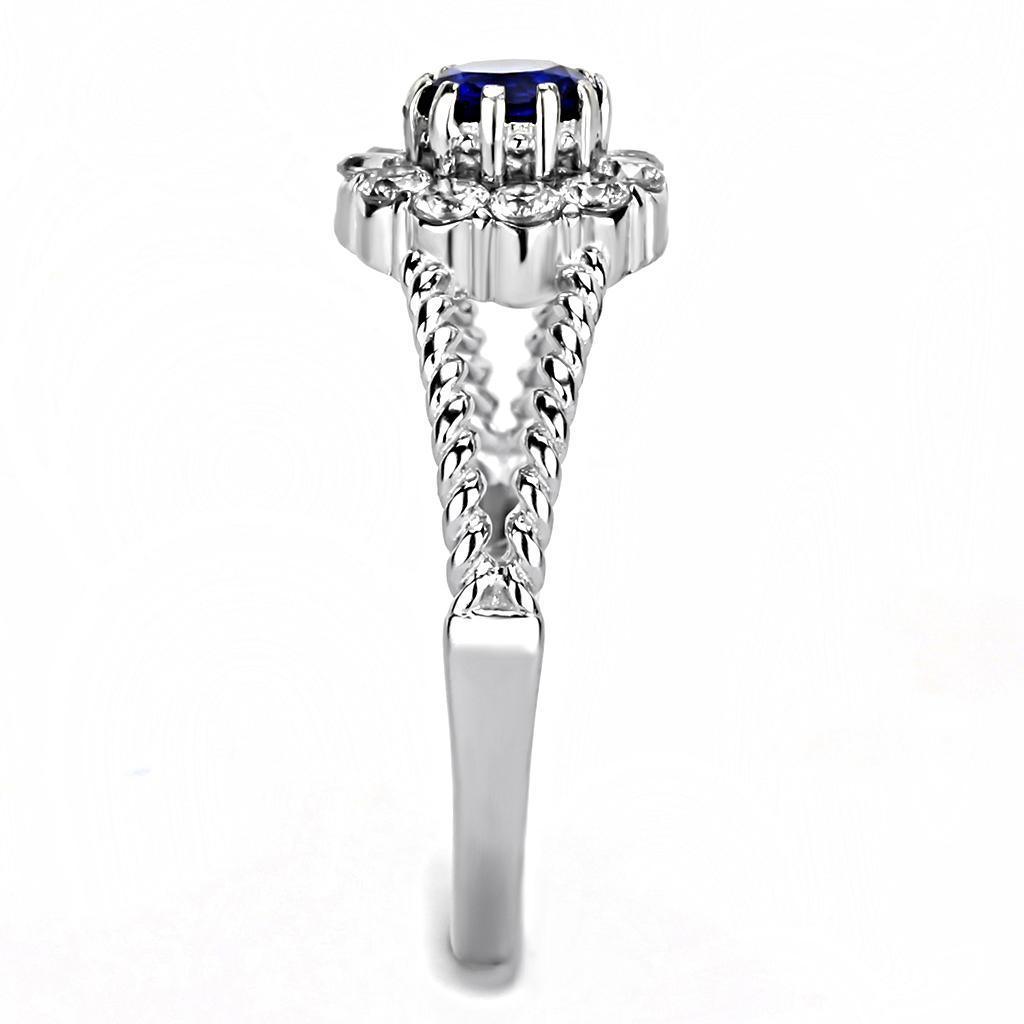 Rings for Women Anillo Para Mujer Stainless Steel Ring with Glass in Montana - Jewelry Store by Erik Rayo