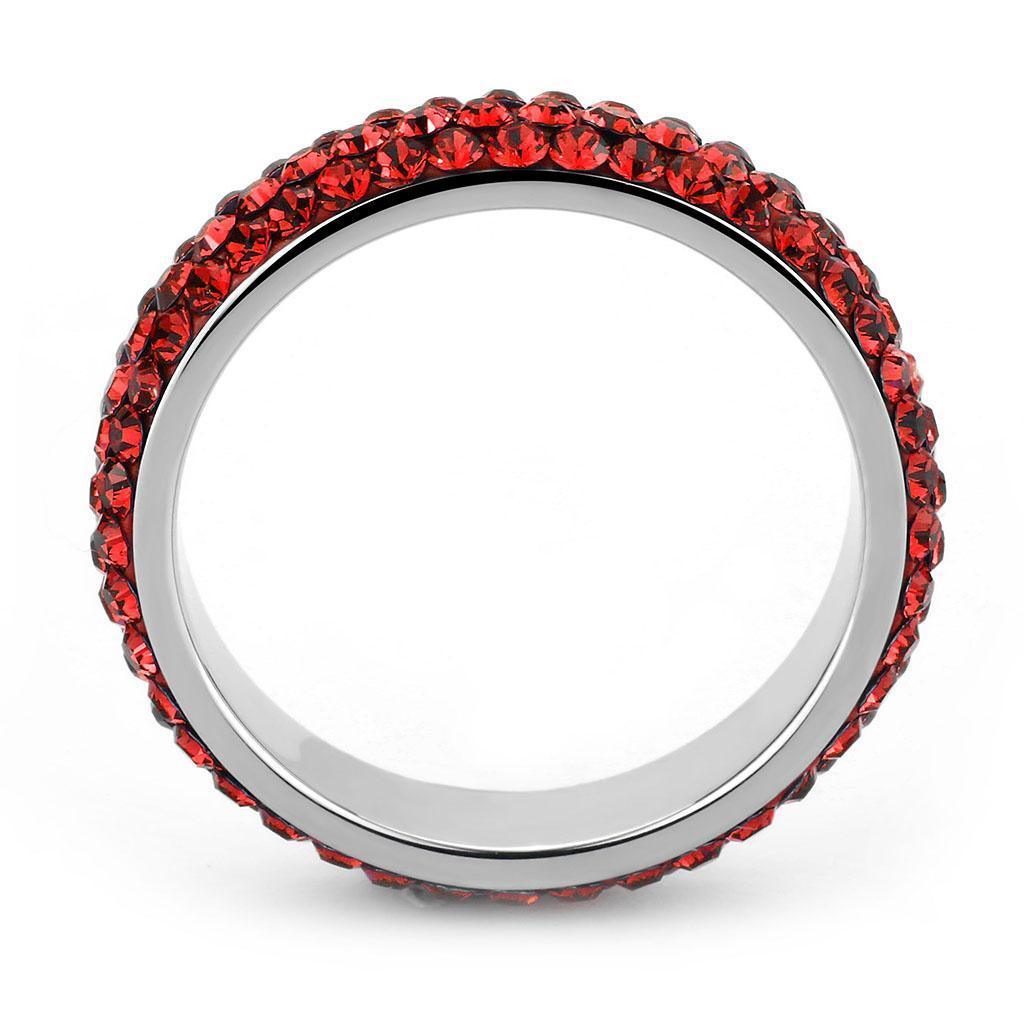 Rings for Women Anillo Para Mujer Stainless Steel Ring with Top Grade Crystal in Siam - Jewelry Store by Erik Rayo