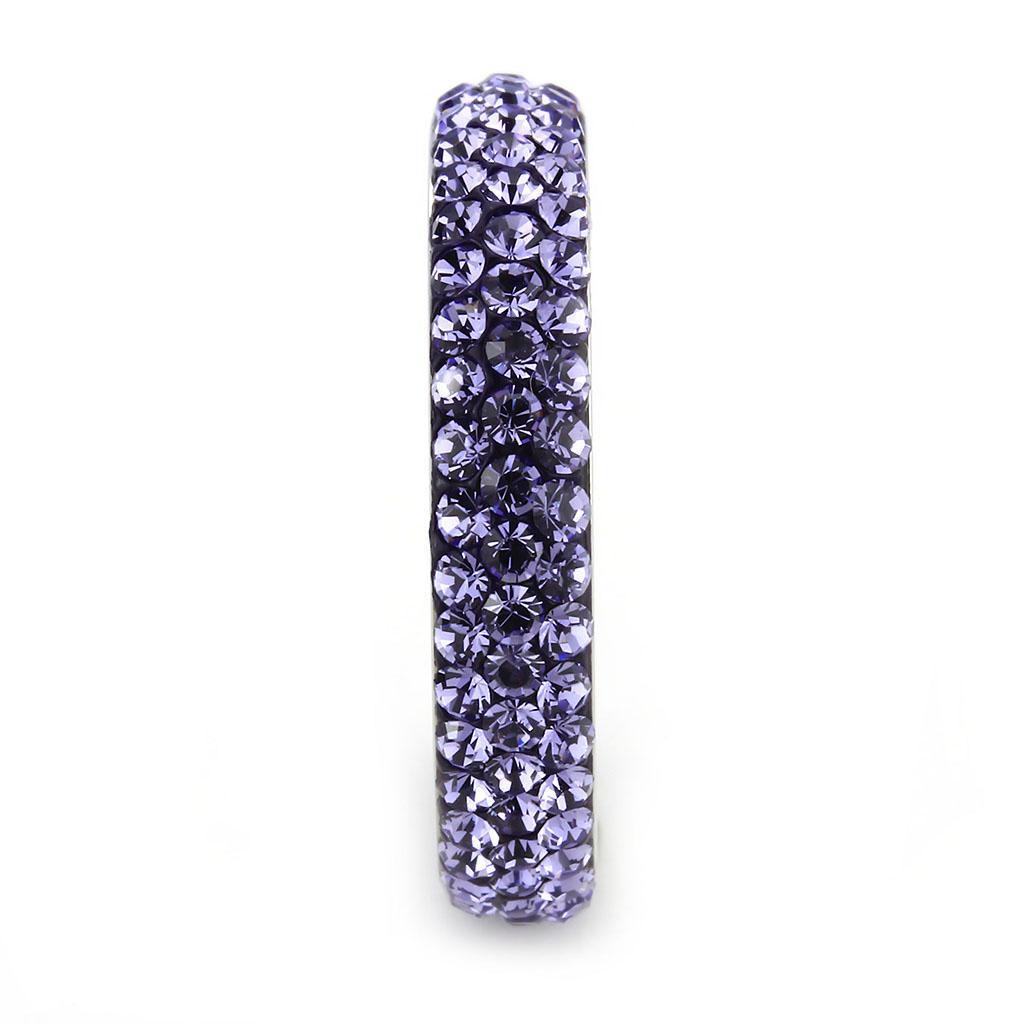 Rings for Women Anillo Para Mujer Stainless Steel Ring with Top Grade Crystal in Tanzanite - Jewelry Store by Erik Rayo