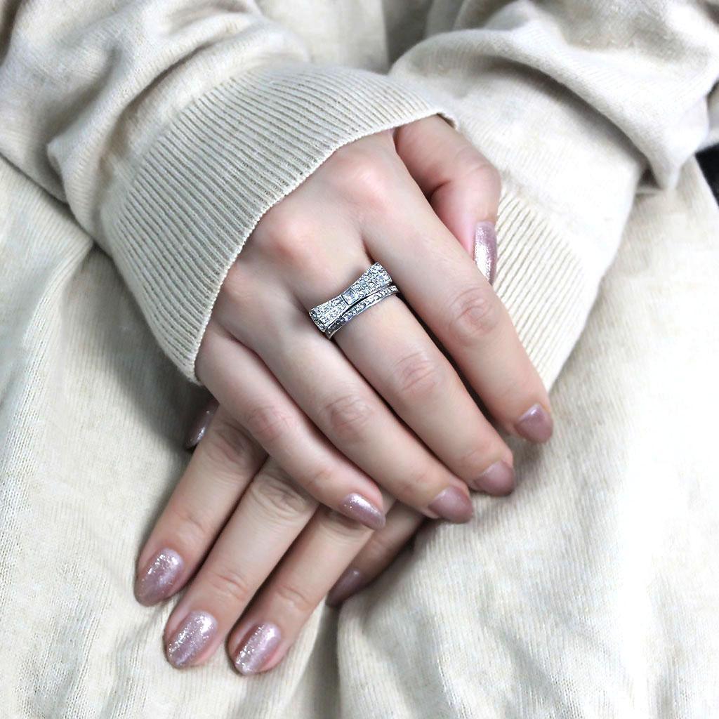 Rings for Women Anillo Para Mujer Stainless Steel Ring with Top Grade Crystal Lugo - Jewelry Store by Erik Rayo