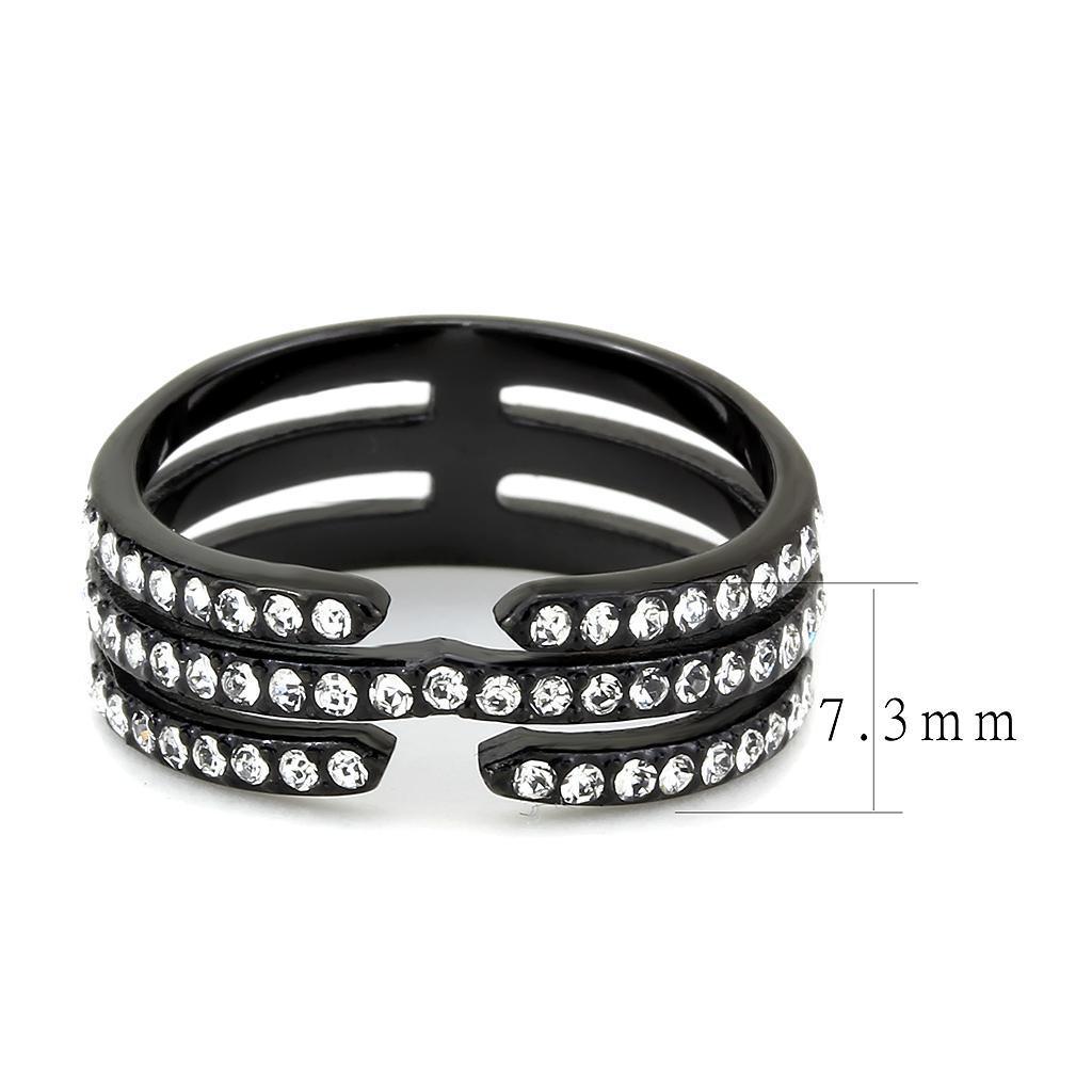 Rings for Women Anillo Para Mujer Stainless Steel Ring with Top Grade Crystal Melfi - Jewelry Store by Erik Rayo
