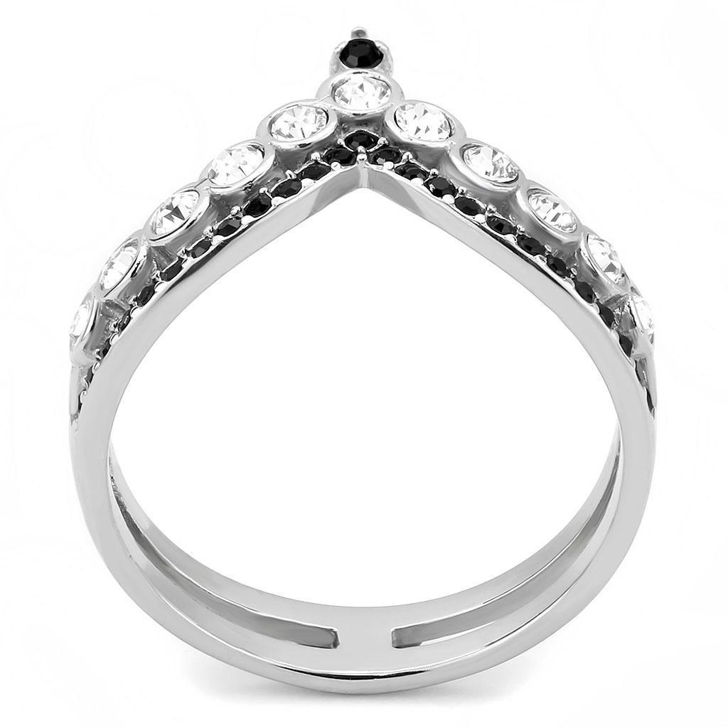 Rings for Women Anillo Para Mujer Stainless Steel Ring with Top Grade Crystal Potenza - Jewelry Store by Erik Rayo