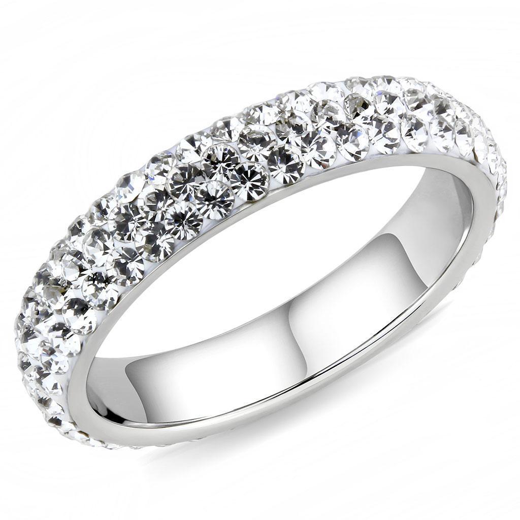 Rings for Women Anillo Para Mujer Stainless Steel Ring with Top Grade Crystal Ravenna - Jewelry Store by Erik Rayo