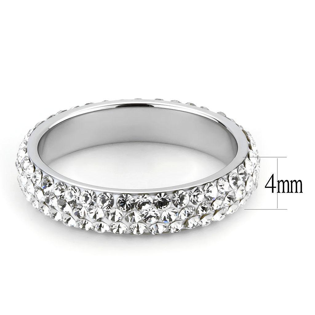 Rings for Women Anillo Para Mujer Stainless Steel Ring with Top Grade Crystal Ravenna - Jewelry Store by Erik Rayo