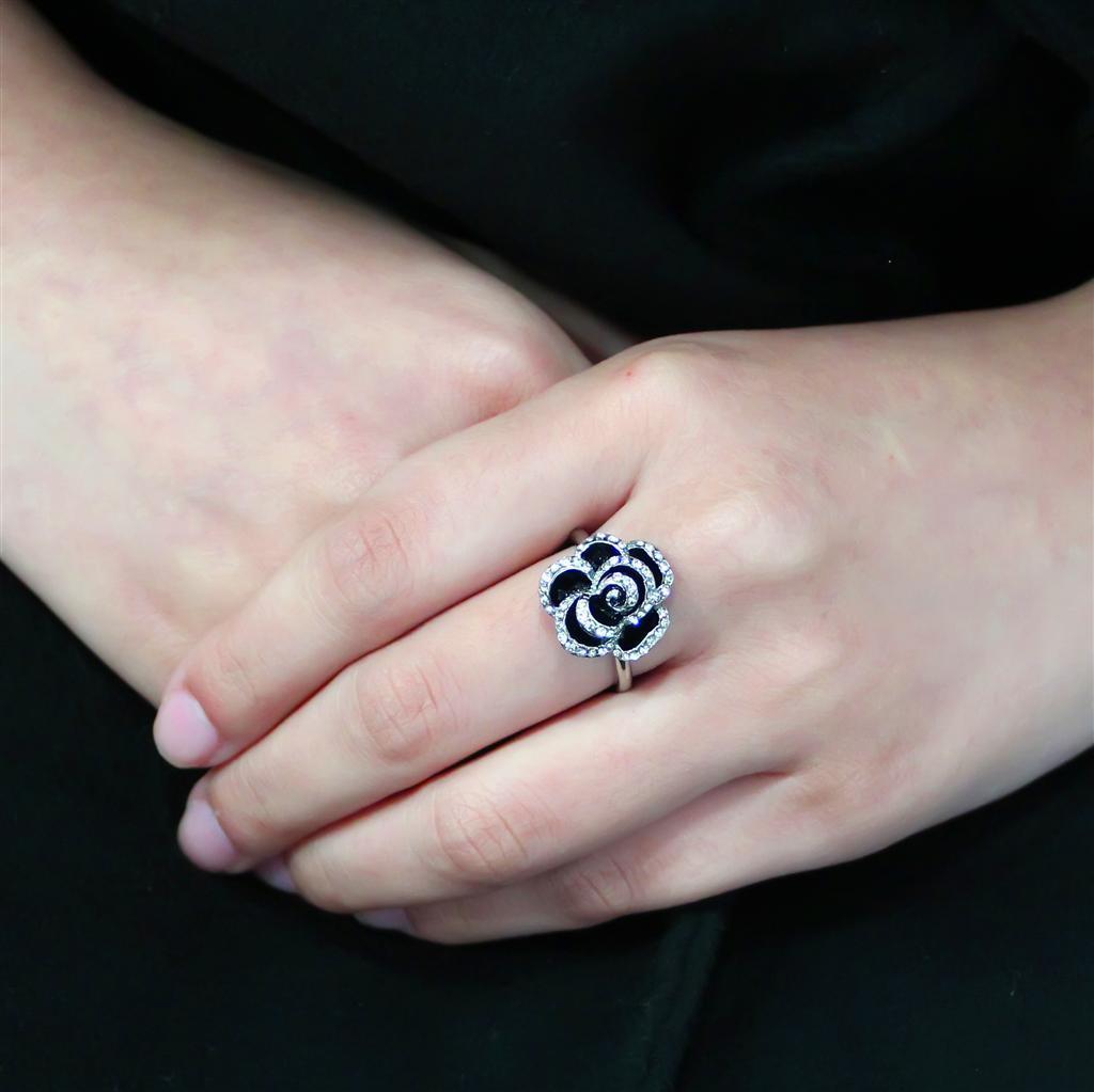 Rings for Women Anillo Para Mujer Stainless Steel Ring with Top Grade Crystal Venosa - Jewelry Store by Erik Rayo