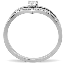 Load image into Gallery viewer, Womens Ring Beautiful Stainless Steel with AAA Grade CZ in Clear - Jewelry Store by Erik Rayo
